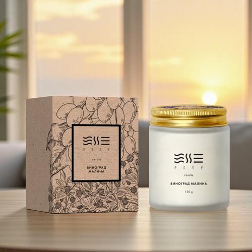Свічка Виноград малина ESSE HOME 120 г  