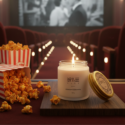 Свеча Попкорн карамель ESSE HOME 120 г