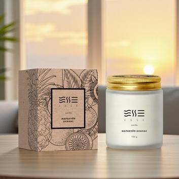 Свеча Маракуйя ананас ESSE HOME 120 г  