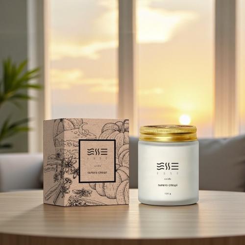 Свеча Тыква специи ESSE HOME 120 г  