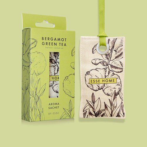 Ароматическое саше Бергамот и Зеленый чай