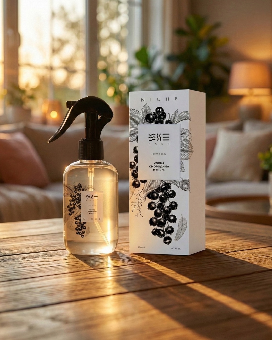 Румспрей Чорна смородина Мускус