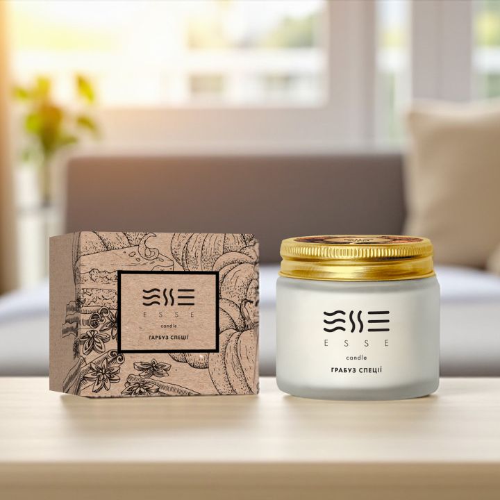 Свеча Тыква специи ESSE HOME 50 г  