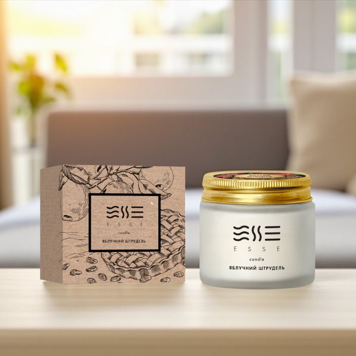 Свеча Яблочный штрудель ESSE HOME 50 г  