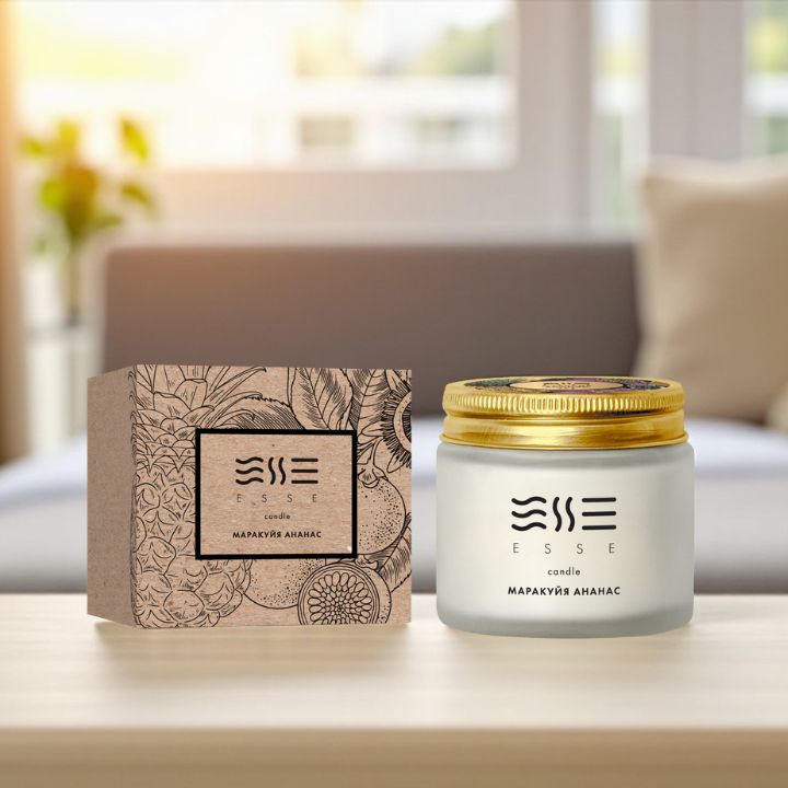 Свеча Маракуйя ананас ESSE HOME 50 г  