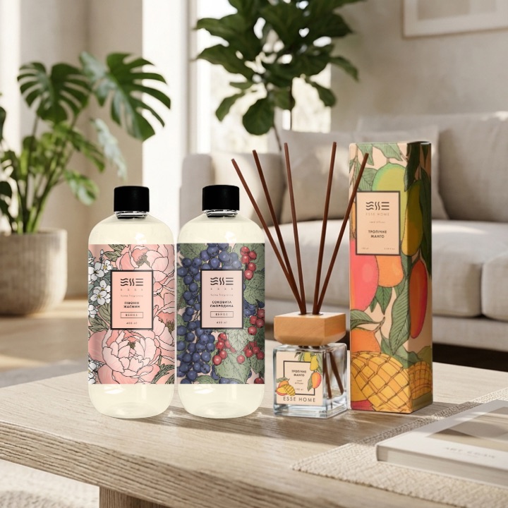 Набор 2 рефила HOME 400 мл - Аромадиффузор в подарок